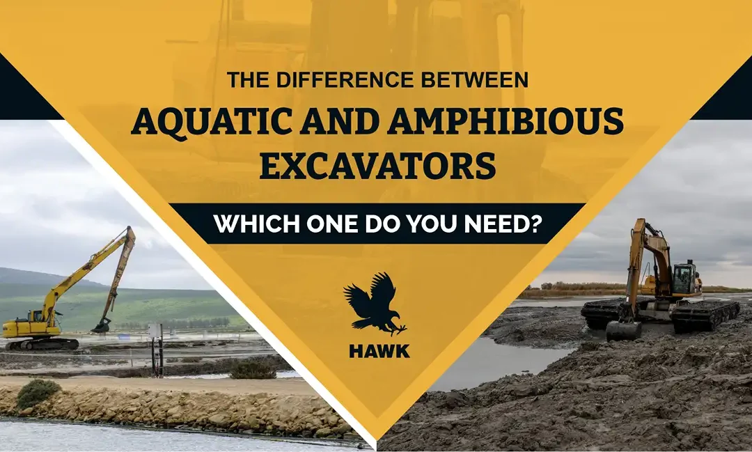 The Difference Between Aquatic and Amphibious Excavators: Which One Do You Need?