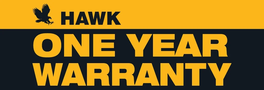 Warranty-01 Hawk One Year Warranty Logo