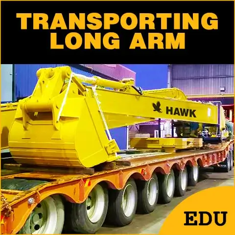 Transporting Long Arm & Trenching