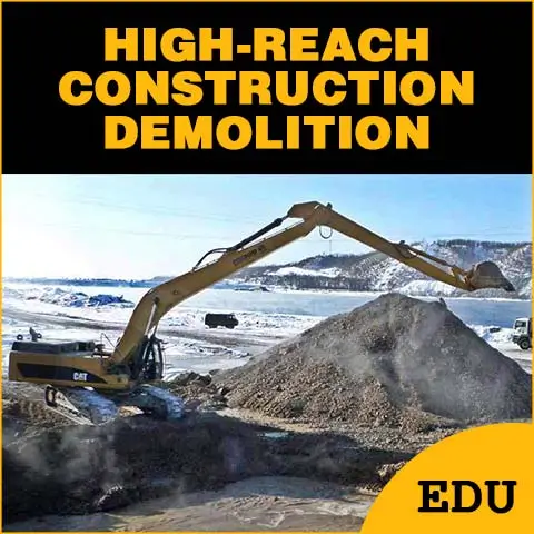High Reach Excavators for Demolition
