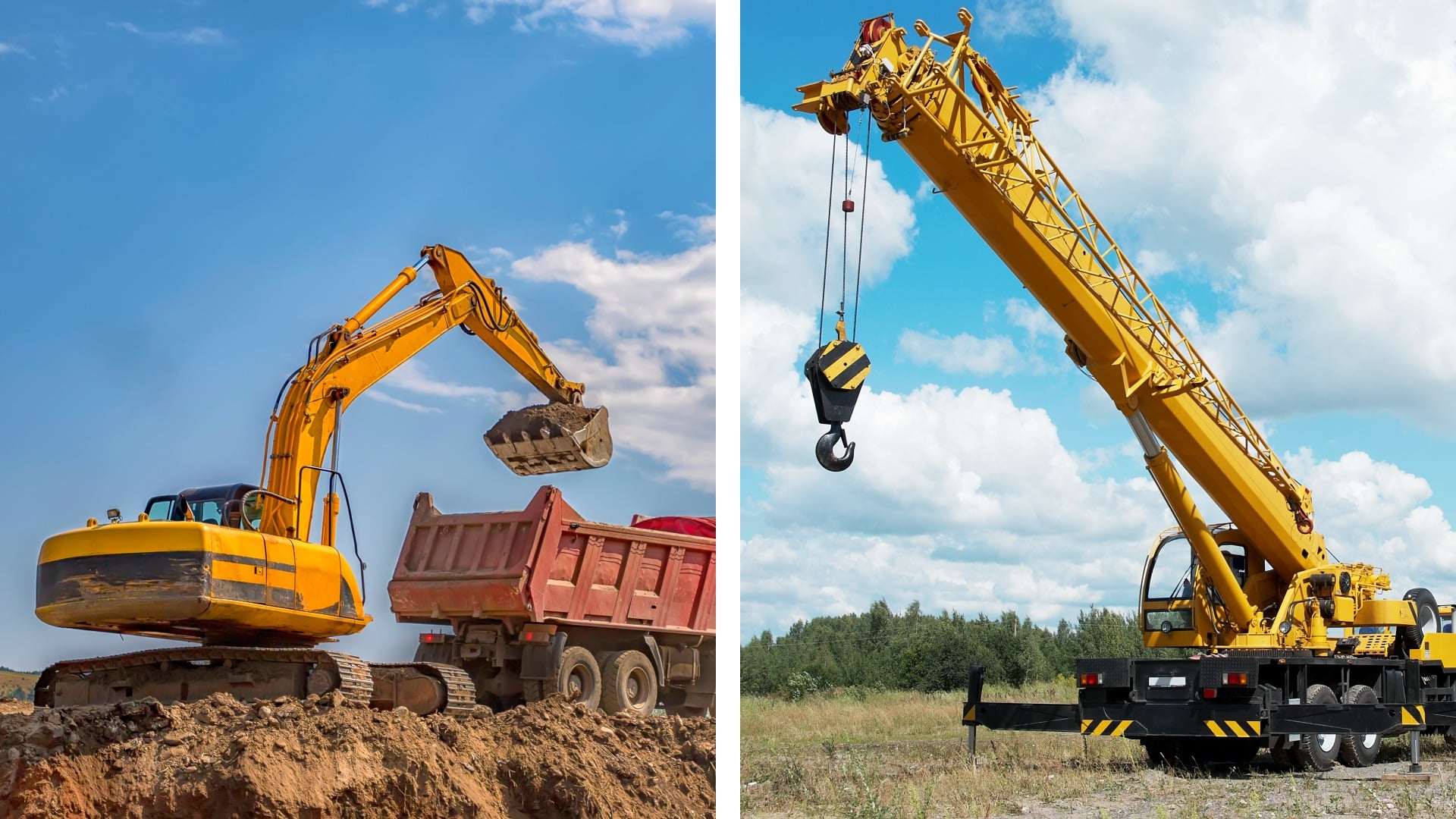Excavator vs. Crane Lifting Roles in Construction Projects