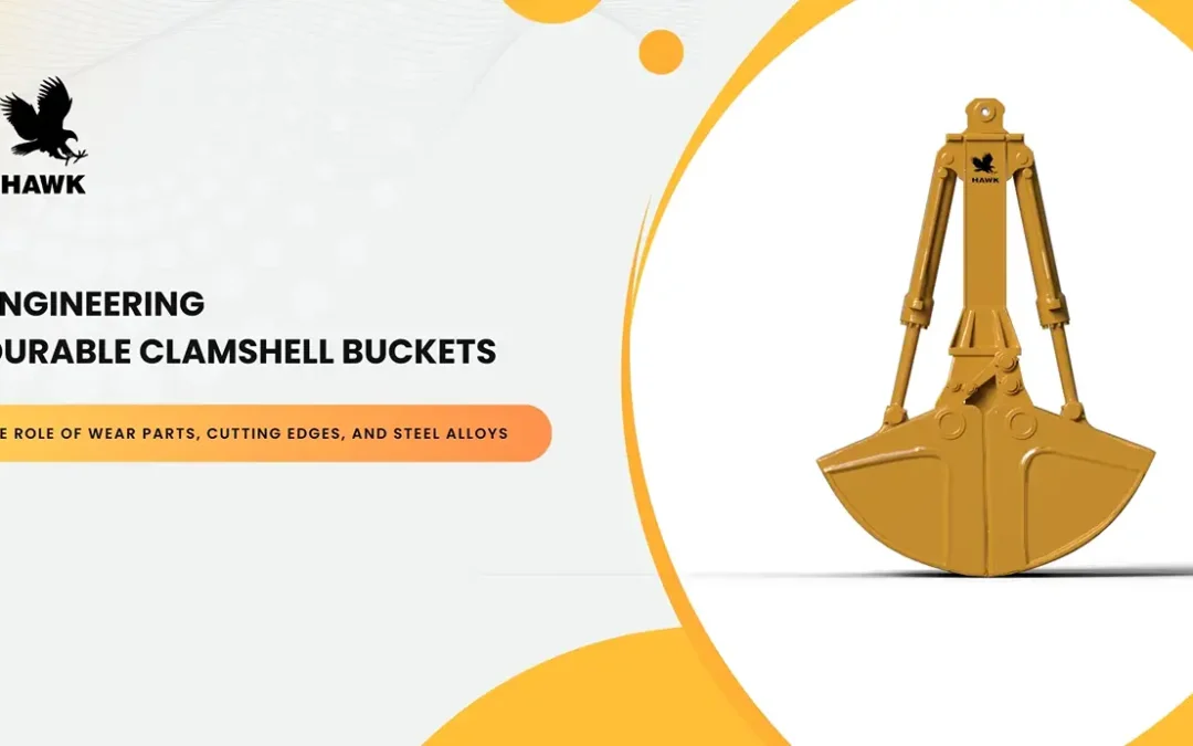 Engineering Durable Clamshell Buckets: The Role of Wear Parts, Cutting Edges, and Steel Alloys