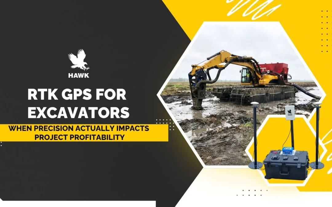 RTK GPS for Excavators: When Precision Reduces Rework and Project Cost